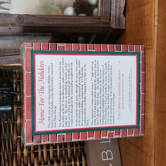 1997 Anheuser-Busch, Inc Budweiser Collector Stein 1997 - Picture 6 of 6